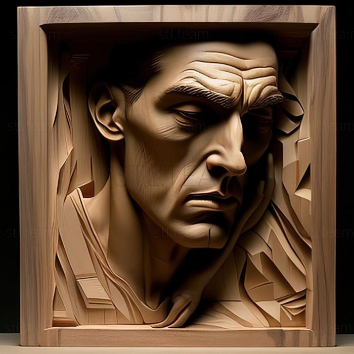 3D model Peter Yesis American artist (STL)